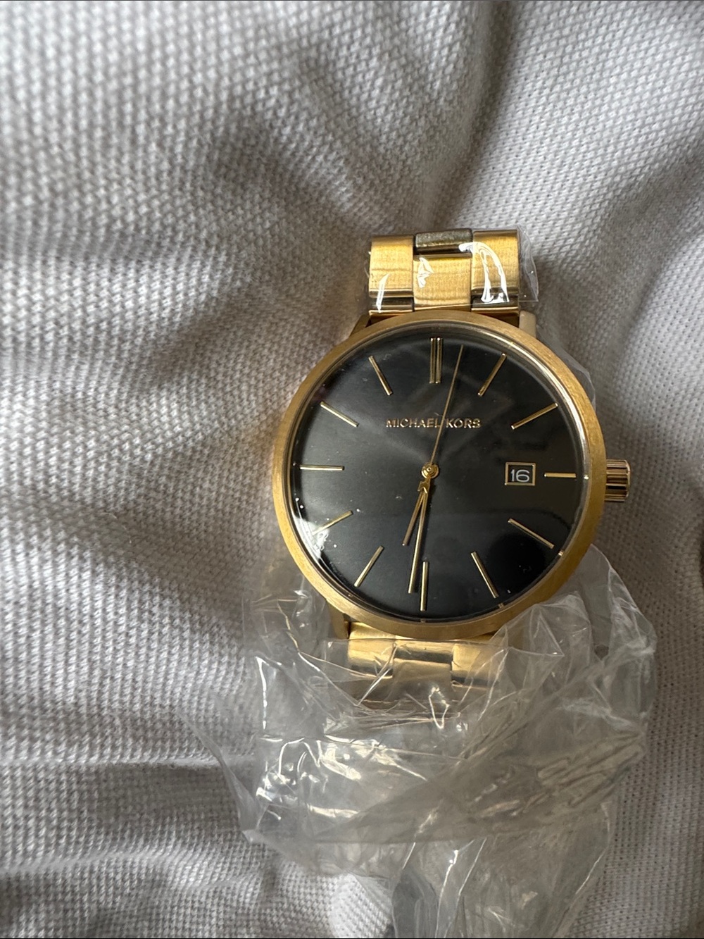 Michael Kors Gold and Black Men's Dress Watch